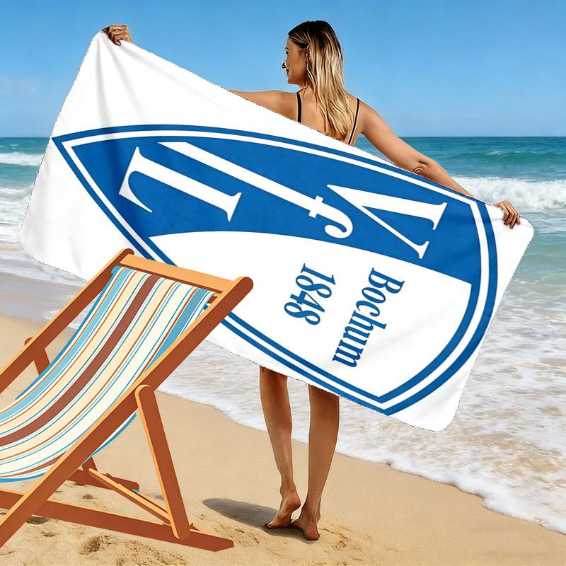 VfL Bochum logo Beach Towel, Large Soft Quick Dry Towel for Beach Camping Swimming