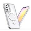 Чехол для Samsung S25 S24 S23 Ultra Plus Edge S25FE S23FE S24FE Металлический объектив Ударопрочный Магнитный Magsafe Прозрачная крышка