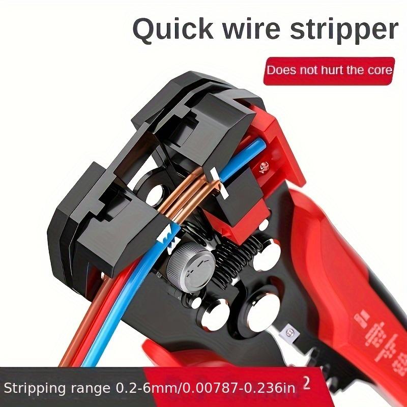 1pc Automatic Wire Stripper: Multifunctional Cable Cutter & Pliers For Electrical Wire Stripping, Cutting & Crimping