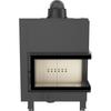 Steel fireplace KRATKI MBO right 15 kW Ø 200 self closing door