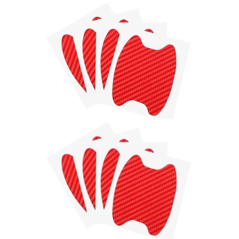 Автомобильные наклейки против царапин, дверная ручка автомобиля, защитная пленка из углеродного волокна, защитная пленка для автомобильной ручки, Стайлинг, внешние аксессуары