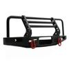 New All-metal Adjustable Metal Front Bumper for 1/10 RC Crawler Traxxas TRX4 Defender Axial SCX10 II 90046 90047