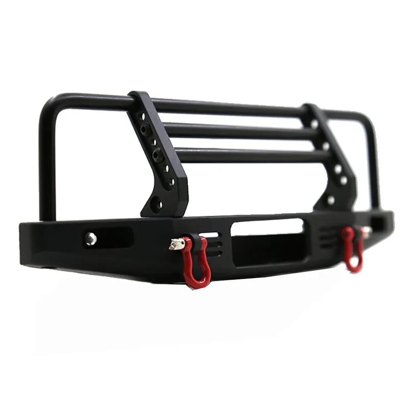 New All-metal Adjustable Metal Front Bumper for 1/10 RC Crawler Traxxas TRX4 Defender Axial SCX10 II 90046 90047