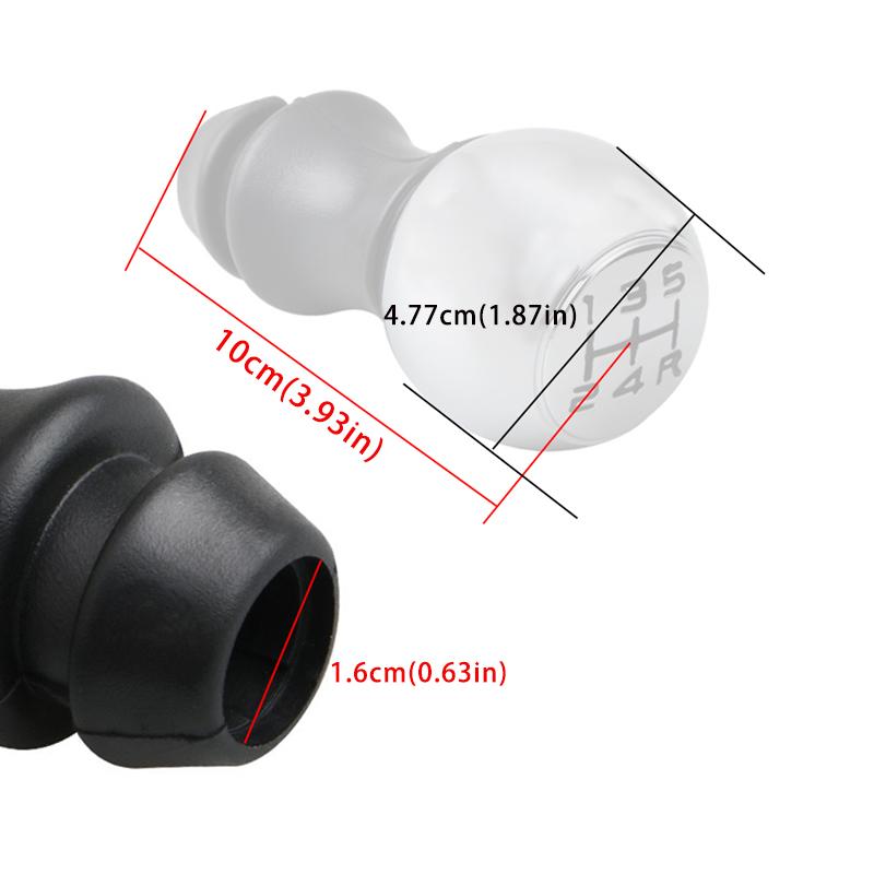 5-ступенчатая ручка переключения передач автомобиля, матовый алюминиевый сплав VTS для Peugeot 106 206 306 406 107 207 307 407 301 308 2008 3008