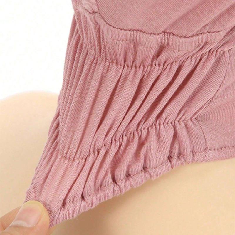 Модный мусульманский хиджаб, шапки, сплошной подшлемник, женская вуаль, модальный хлопок, хиджаб, мусульманский шарф, тюрбан, головной убор, женские хиджабы, исламская шляпа