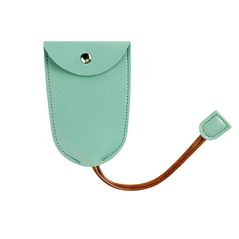 Portable Creative Simple Multifunction Car Keychain Wallet Soft Pu Leather Keys Organizer Holder Coin Purse Small Key Pouch