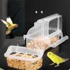 Transparent Bird Water Tank Box Feeding Supplies Bird Feeders For Cage Indoor Bird Feeder Cage