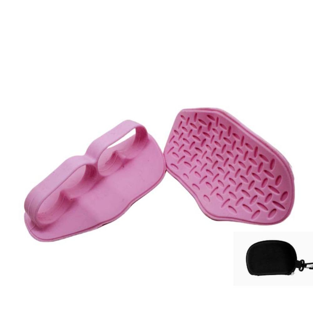 1 Pair Anti-slip Grip Strength Trainer Double Hole Training Hand Guard  Men Women