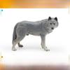 Realistic Animal Wolf Figurine Pvc Collectible Toy For Kids Learning And Play