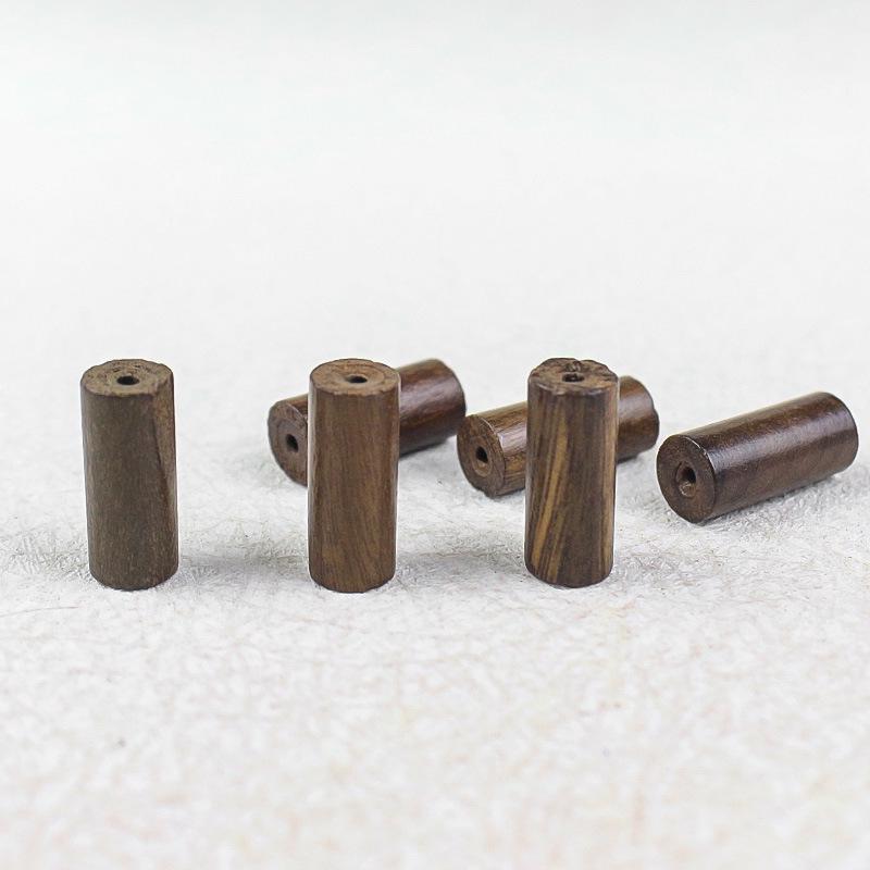 Круглые бусины-столбики из золотистого феба для изготовления буддийских браслетов своими руками - Маленькие аксессуары в виде отдельных бусин