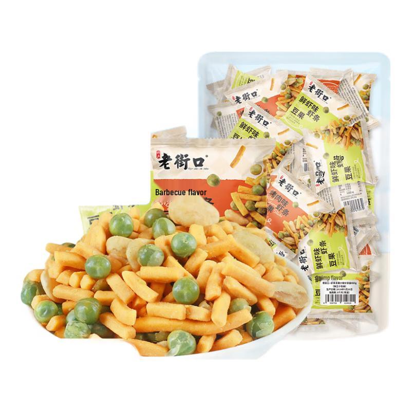 Смешанный вкус закусок LaoJieKou, пакет 400 г