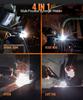 [ЕС/Великобритания]HITBOX 140A MIG сварочный аппарат ARC/LIFT TIG/Spool Gun 4 в 1 MIG сварочный аппарат с ЖК-дисплеем Synergy 110 В 220 В инверторный сварочный аппарат IGBT с двойным напряжением