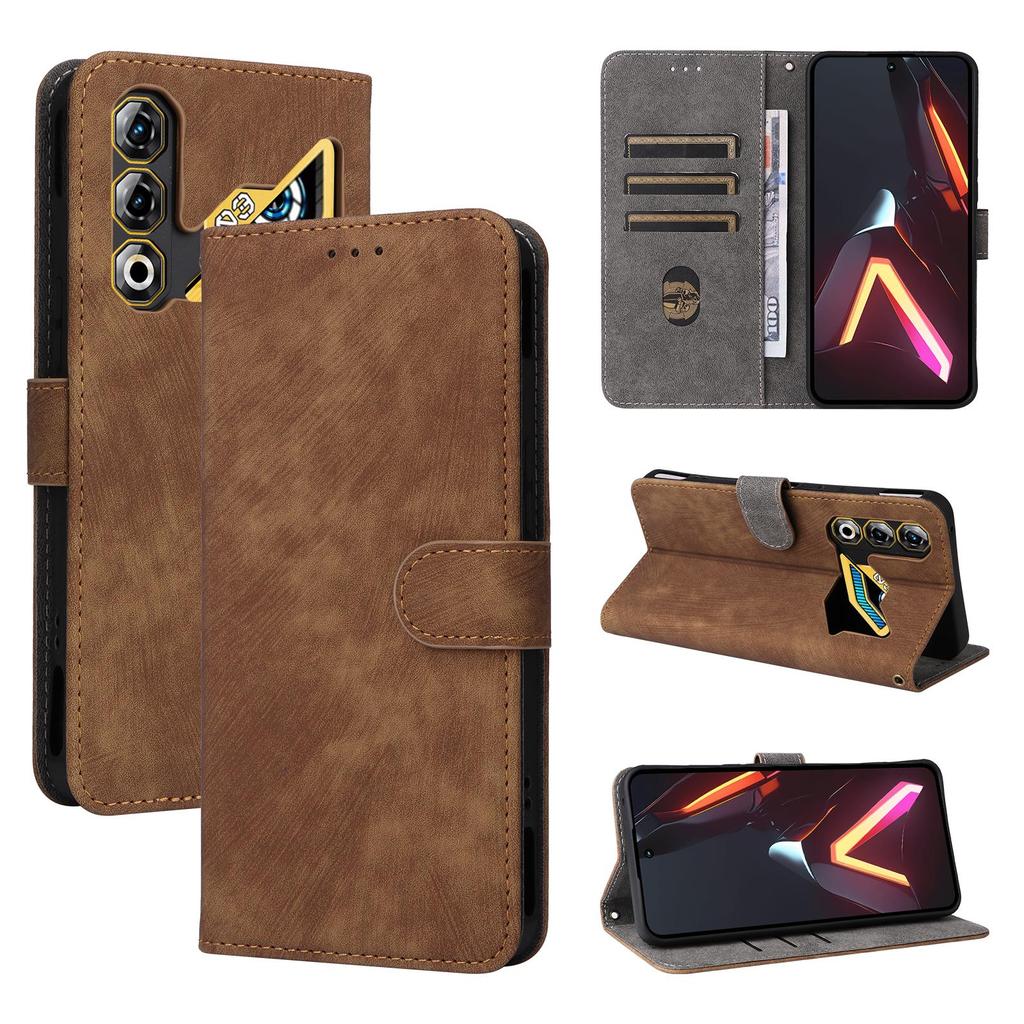 Flip Cover for ZTE Nubia Neo 3 GT PU Leather Full-Body Protection With [RFID Blocking] Shockproof Durable Retro Phone Case
