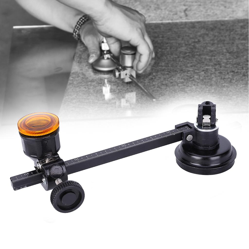 40cm Aluminum Alloy Compasses Cutter Glass Ceramic Tile Cutting Tools with Suction Cup