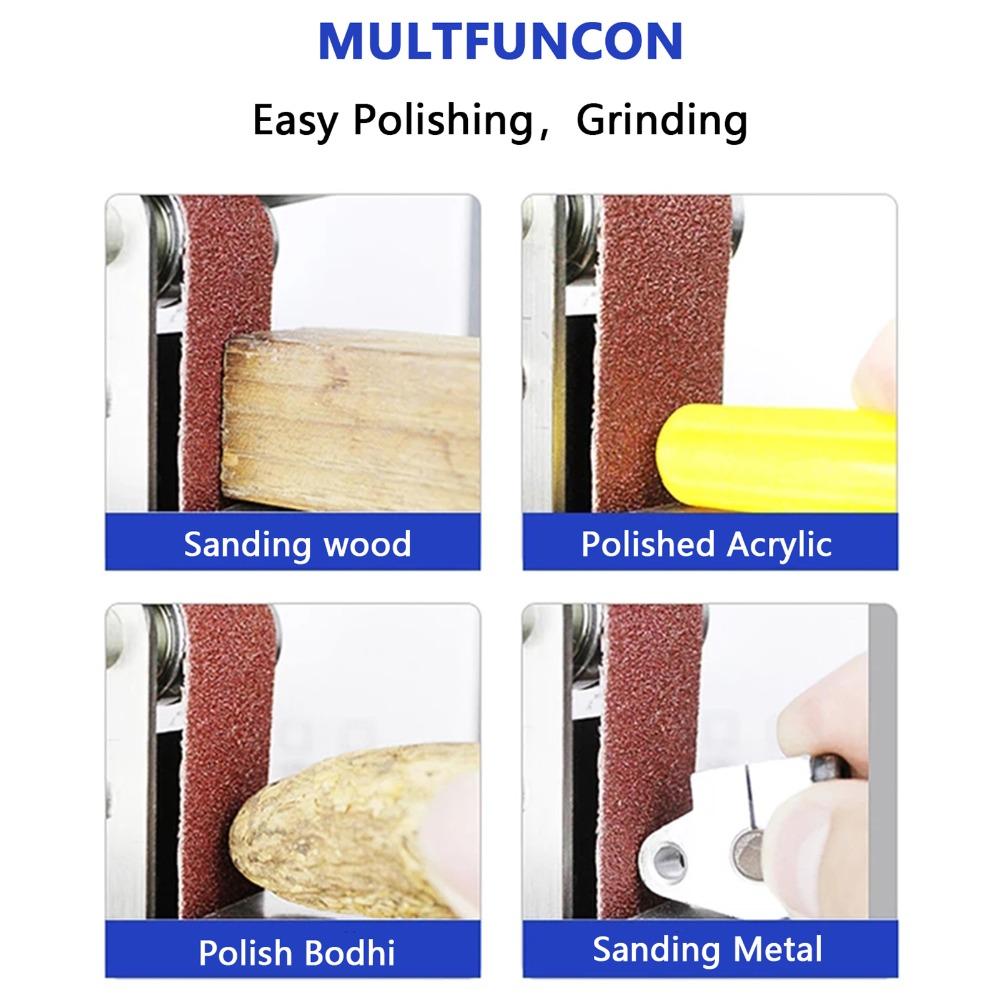 10pcs Alumina Abrasive Sanding Belts Belt Sander Sandpaper Cutting Machine