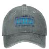 Dark Blue NIN Retro Logo Nine Inch Nails Baseball Cap Outdoor Sport Quality Trucker Hat Couple Streetwear Designer Baseball Caps