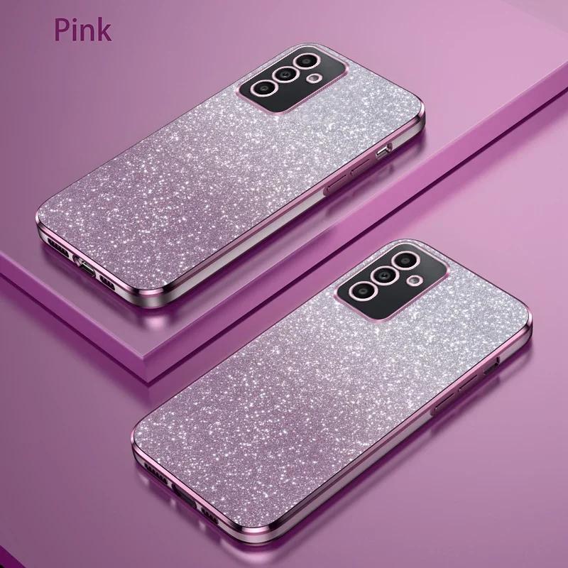 Shiny Glitter Plating Silicone Case for Xiaomi Redmi Note 13C 13R 13 12 Pro Plus 11 11S 10 10S 9S 9 8 Pro Bling Soft Back Cover