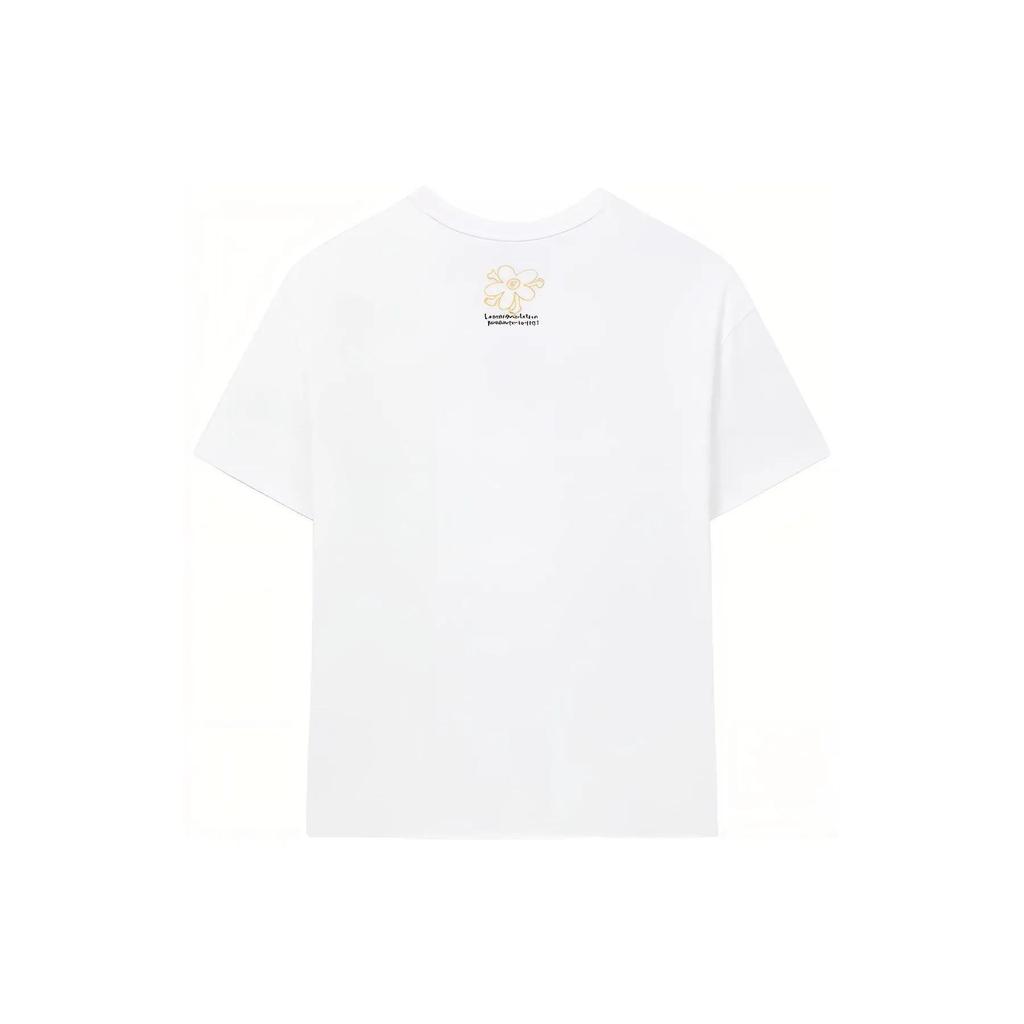 FILA Drop Shoulder Sleeve T Shirt Women's Standard White (Unisex) T-Shirts F11W329107F WT