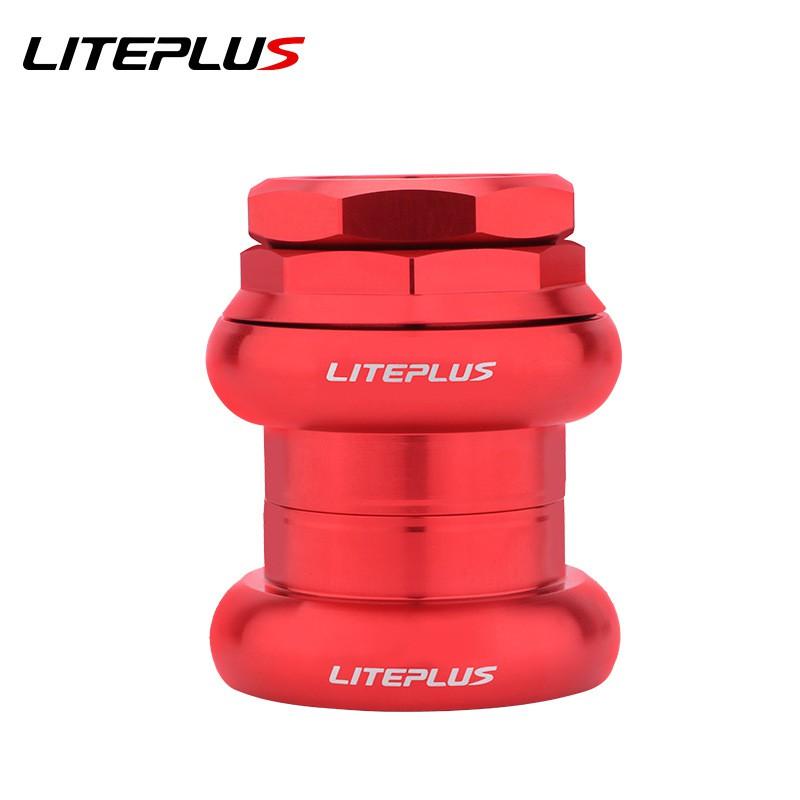 LITEPLUS Brompton Folding Bike Headset Aluminum Alloy External Bearing Stem Cap Upgrade