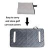 Чехол для сиденья гольф-кара с мягкой бархатной поверхностью, полотенце для сиденья гольф-кара с нескользящей основой для большинства аксессуаров для гольф-каров
