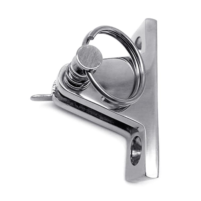 Палубный шарнир Bimini Top 90° из нержавеющей стали 316 для палубного морского плоского монтажа