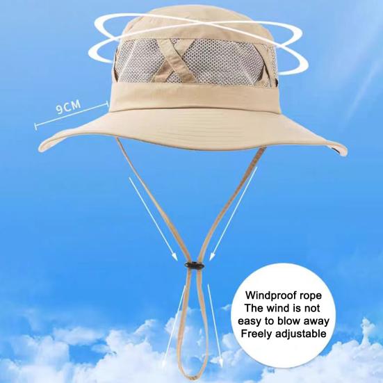 Рыбацкая шляпа регулируемый размер защита от ультрафиолета дышащий солнцезащитный козырек куполообразный бассейн шнуровка дизайн мужчины женщины открытый шляпа