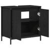 Black Bathroom Vanity Cabinet 60 x 34.5 x 60 cm