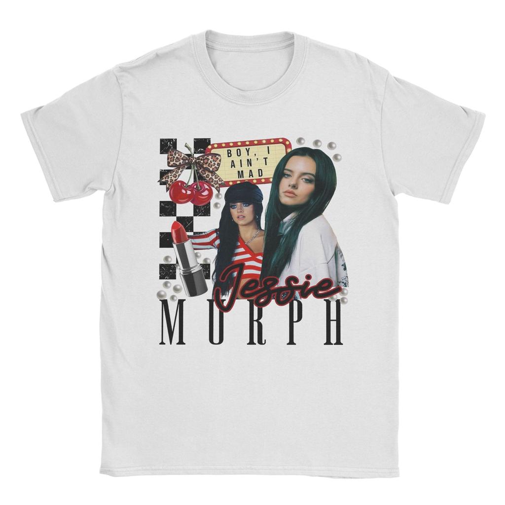 Весна Лето Мужчины Женщины Музыка Певец Jessie Murph Bootleg Футболка Короткий Рукав Хлопок Новое Поступление Футболки Топ Одежда