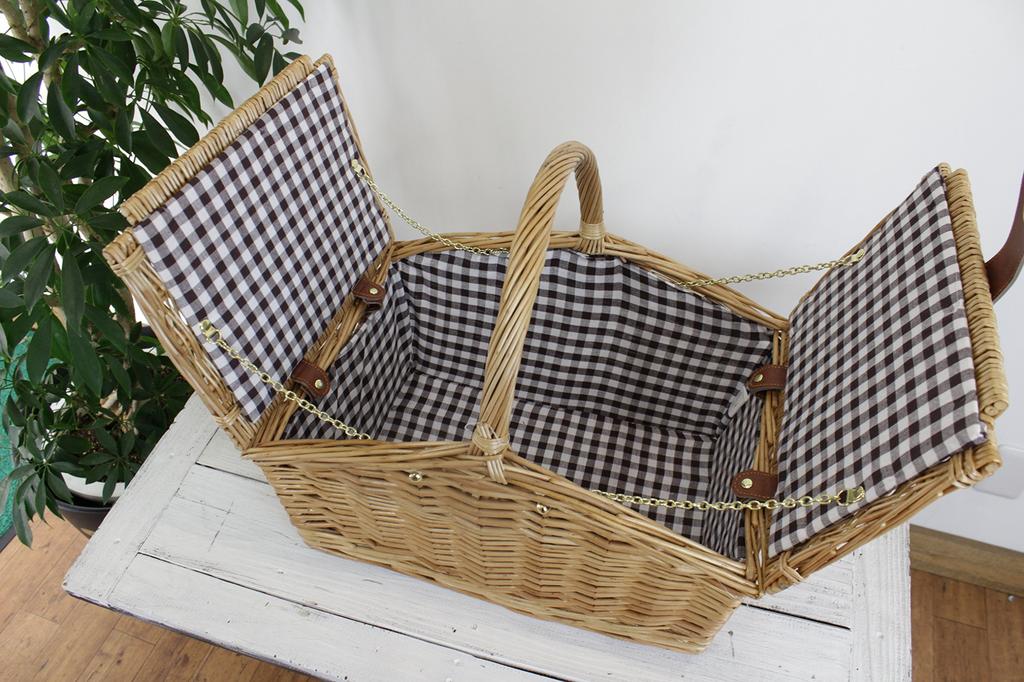 Корзина для пикника «Капитан Олень» Коричневый Ширина 45 x Глубина 29 x Высота UT-1002 (ок.) 25/38см