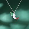  Drip Oil Mexico Map Necklace For Women Stainless Steel Gold Silver Color Charm Fashion Mexican Flag Pendant Jewelry Gift