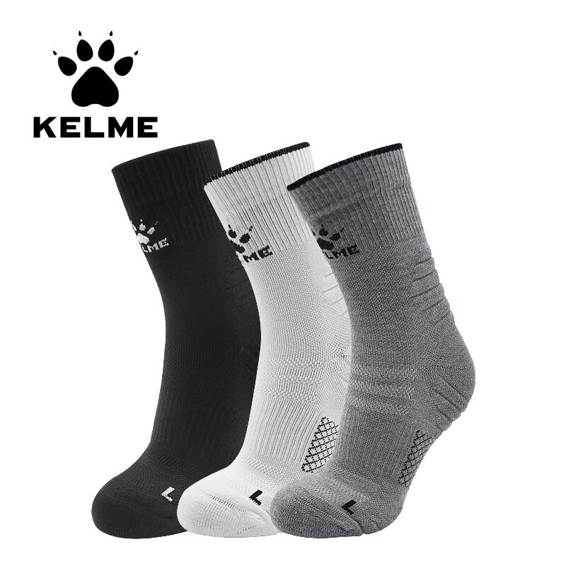 KELME Нескользящие тренировочные футбольные носки, упаковка 3 пары
