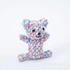 Handmade Knitted Cotton Rope Dog Toy Set Elephant Duck Lion Durable Chewproof For Puppies & Small Dogs Indoor Fetch Teething Toy