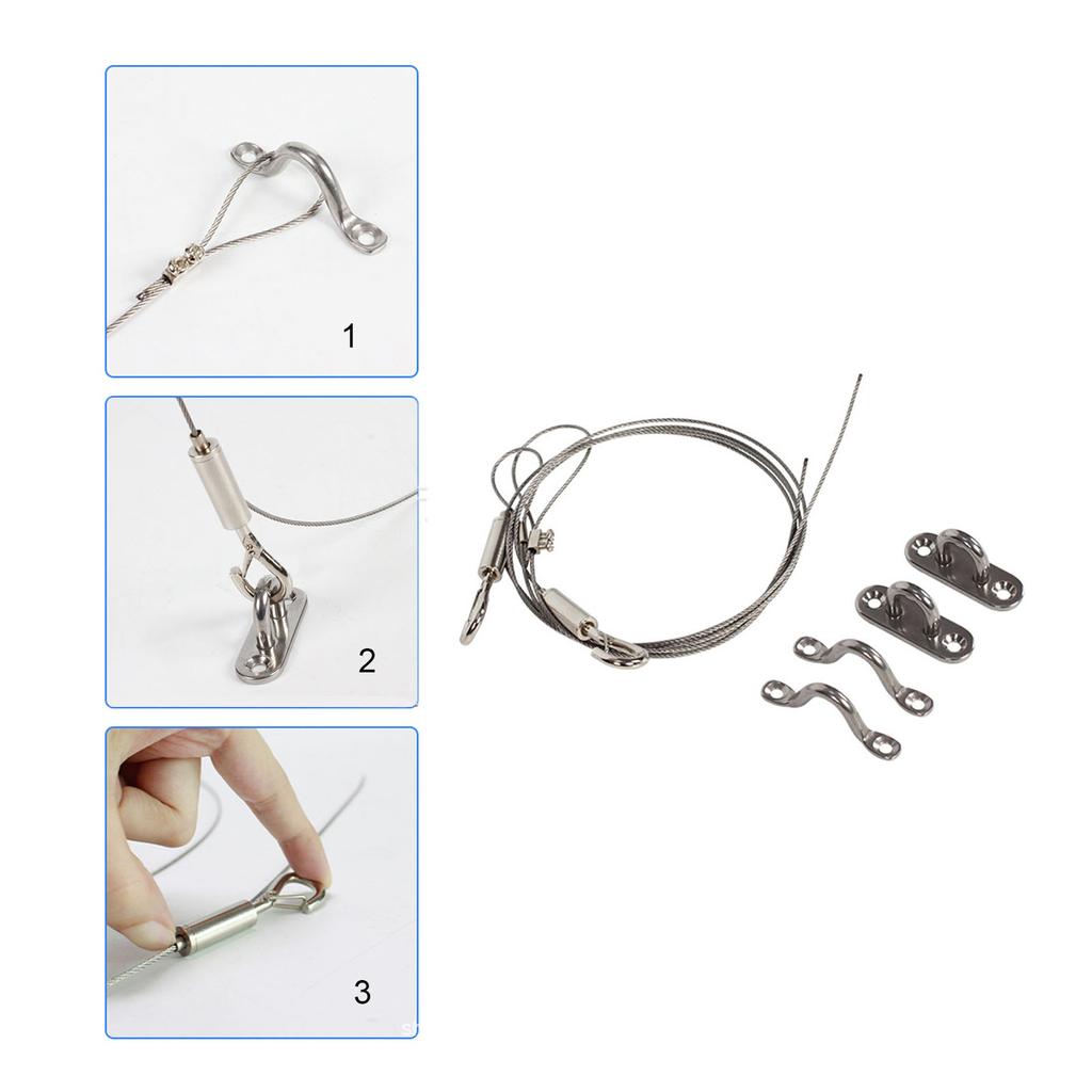 Аксессуары для каравана Веревка для открывания люка из нержавеющей стали 304 Регулируемая длина Для дома на колесах, автодома, кемпера