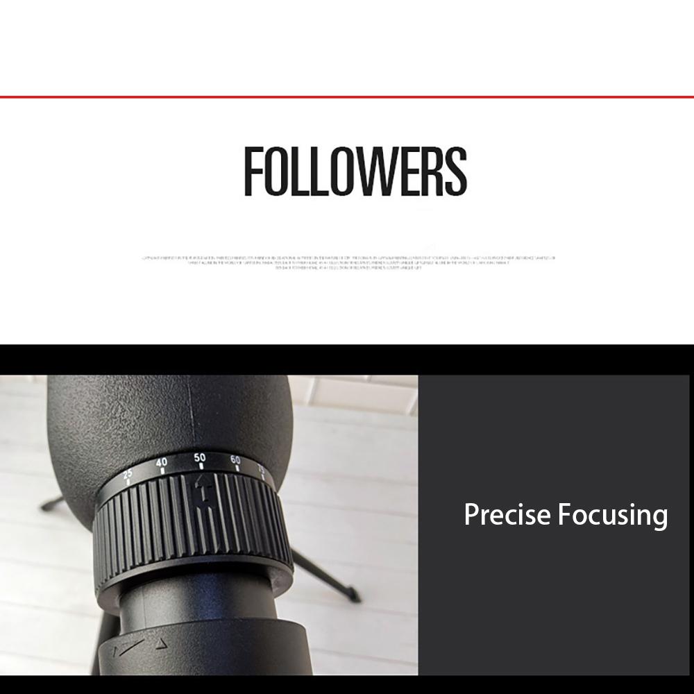 Портативный мощный 25-75x60 HD зум-телескоп, высококачественный монокуляр, профессиональный Bak4 Fmc для охоты, путешествий, наблюдения за птицами