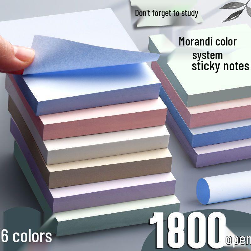 Корейские стикеры в стиле Моранди - Средние, с сильным клеем, полоски для заметок