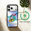Мультяшный F-Футурама обои Чехол для телефона Для iPhone 17 16 15 14 13 12 Pro Max Plus для Magsafe Зеркальный Беспроводной Магнитный Чехол
