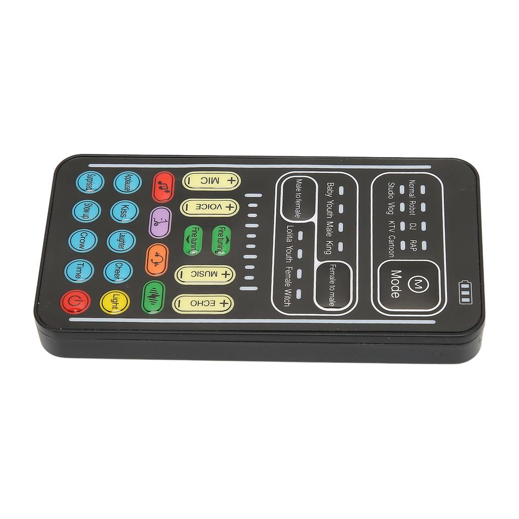 Voice Changer PC 450mah 5V Multifunctional Portable Sound Changer Mini Sound Card for Mobile Phone