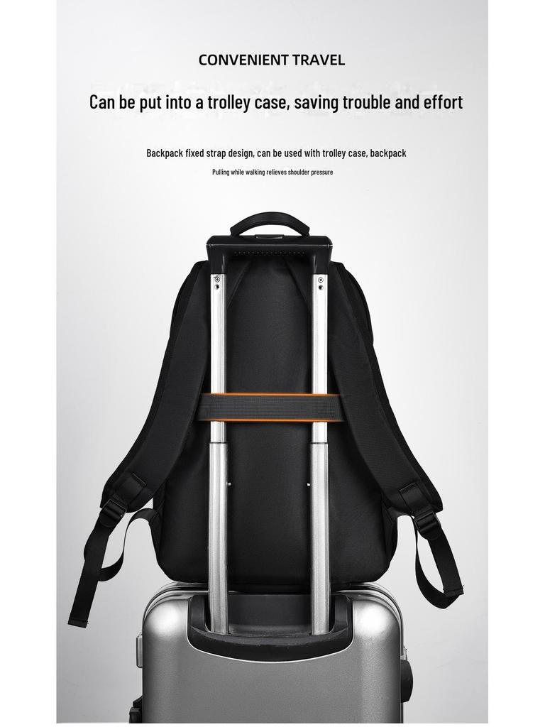 Мужской повседневный рюкзак в корейском стиле: Модный, легкий и простой для студентов и поездок на работу.