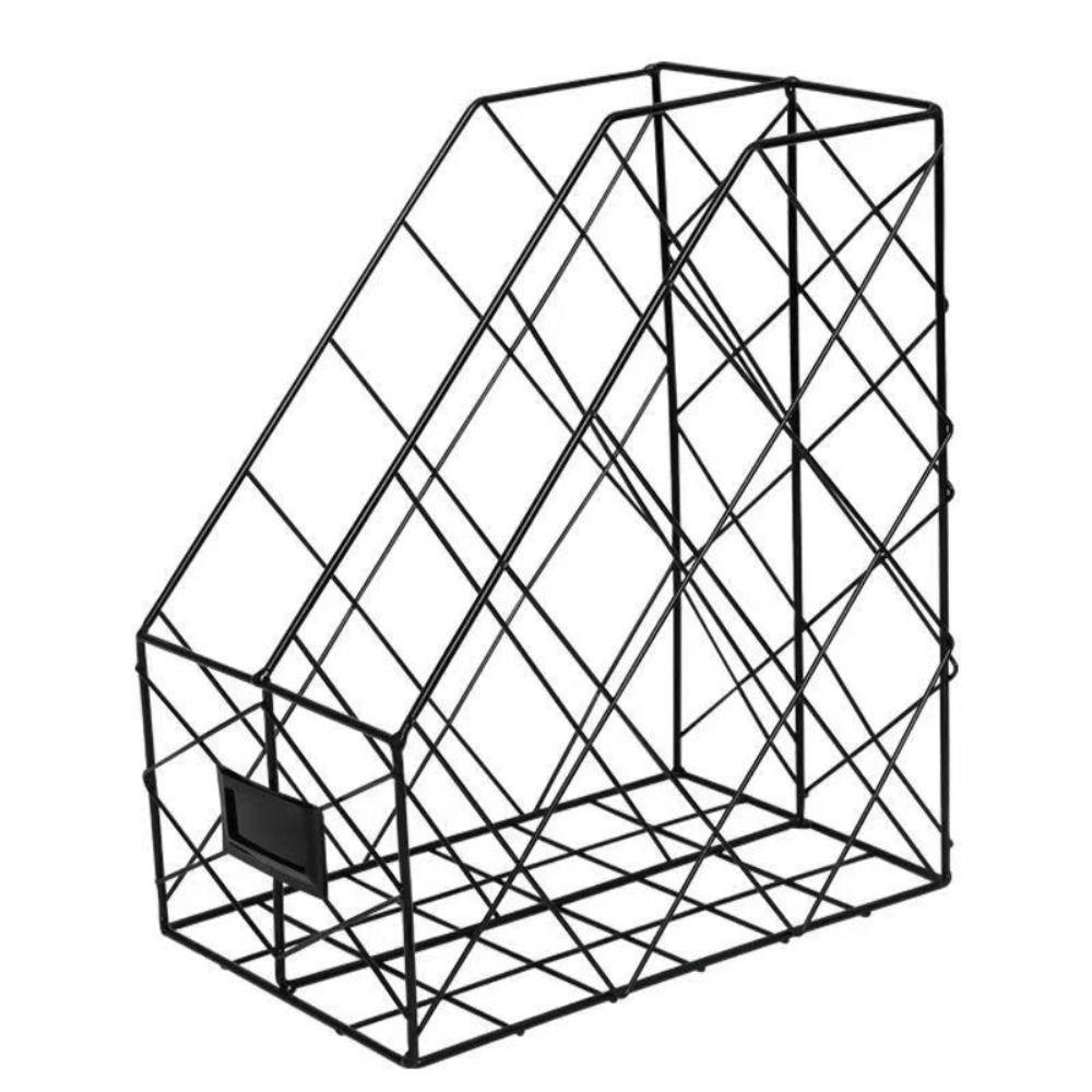 Вертикальная металлическая настольная полка для файлов, кованый держатель для файлов, полка для хранения данных