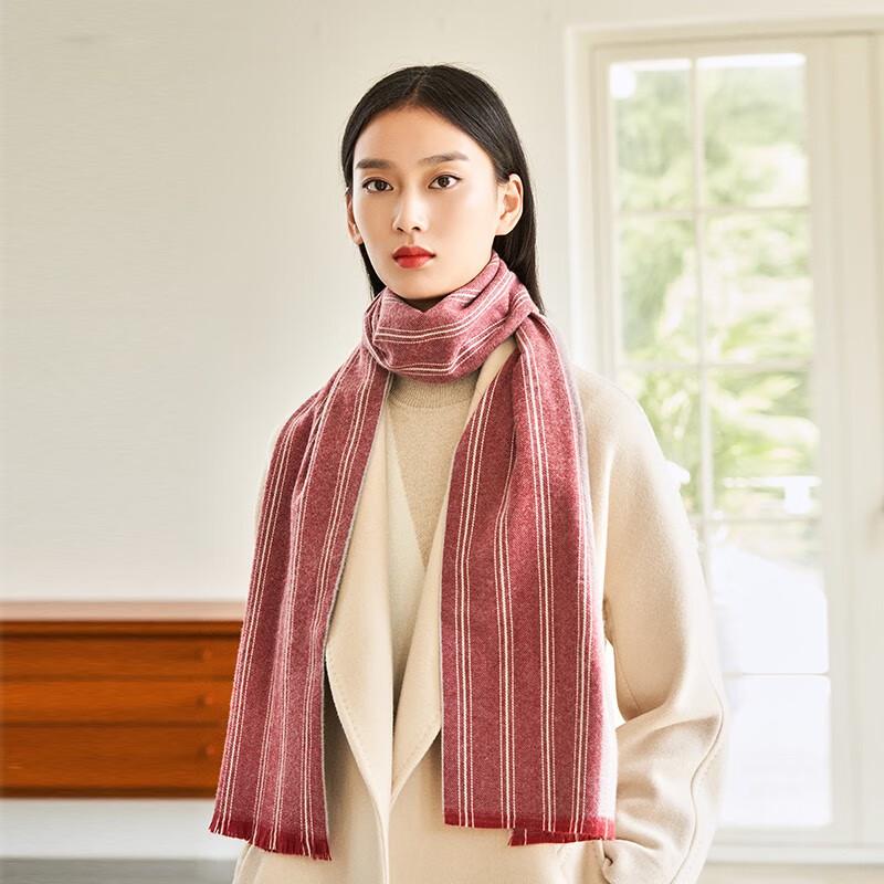 Wanshili Unisex Silk Wool Blend Scarf