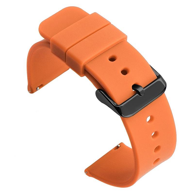 Silicone Watchband Strap Quick Release Band 12mm 14mm 16mm 18mm 19mm 20mm 21mm 22mm 24mm Universal Wristband Belt Accessories