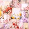 30 Sheets Floral Corner Design Paper For Creative Journal Collage Handmade Greeting Cards Scrapbooking Planner Notebook Gift