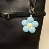 Trendy Candy Color Flower Keychain Sweet Cute Floral Keyring Phone Lanyard Key Holder Bag Pendant Couple Gifts