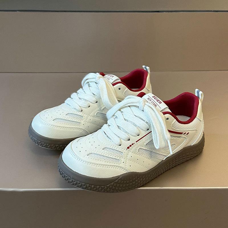 Hong Kong style platform German training shoes women's autumn breathable chic big head board shoes lightweight and popular niche versatile little whit