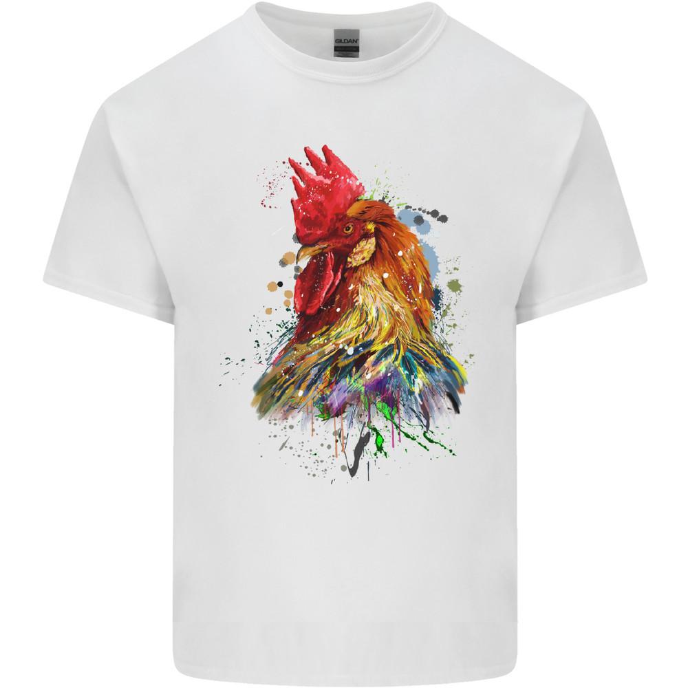 A Chicken Watercolour Mens Light Cotton T-Shirt Unisex T-Shirt