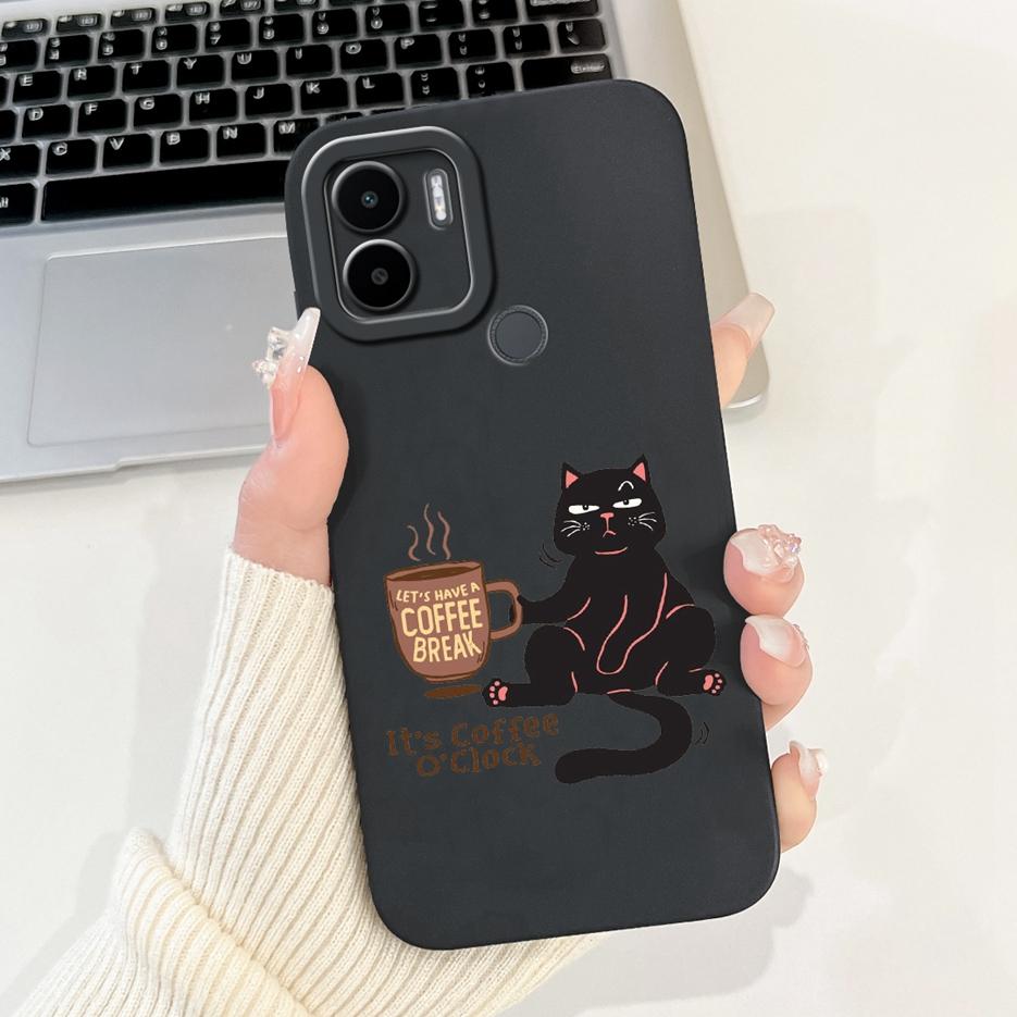 Чехол для Xiaomi Redmi A2 Redmi A2+ Новый Конфетный Расписной Чехол Ударопрочный Чехол для Телефона Для Xiaomi Redmi A2 Plus RedmiA2 A2+ Мягкий Чехол