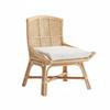 Woven Cane Spine Chair Vintage & Aesthetic Cane Spine Chair Rustic Attraction Leisurely Comfort for Residents, Balcony