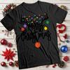 Unisexs and Unisexs Merry Christmas Reindeer Lights Christmas TShirt Tee MC