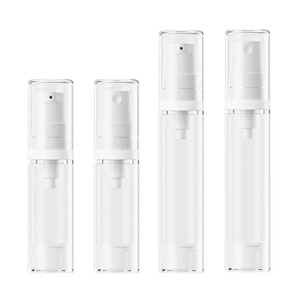 3/4Pcs 5-15ML Lotion Sprayer Bottle Empty Cosmetic Container Durable Travel Refillable Bottle
