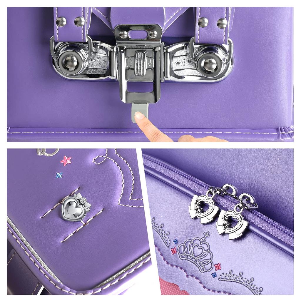 Latest Popular Cute School Bag for Luxurious Princess and Crown Pearl In 6 Colors [Coulomb] girls/Latest design/Shiny fabric/Sturdy hand-stitched/Gift